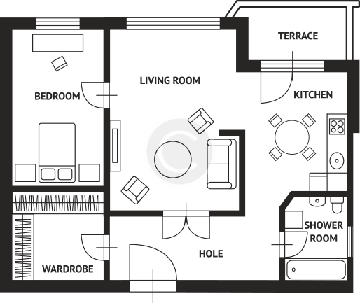 Apartment Plan CC1
