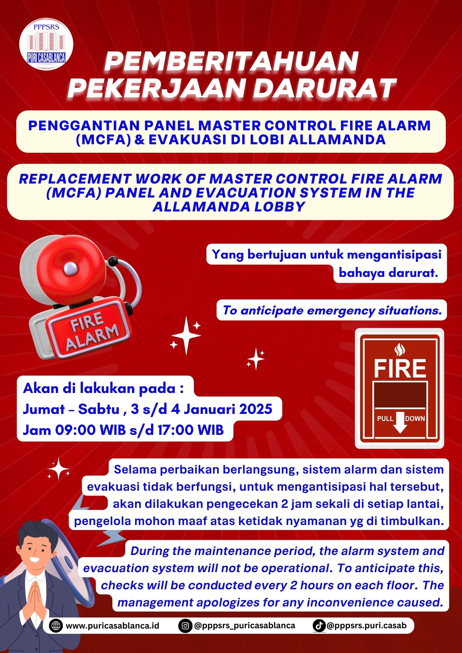 pemberitahuan-penggantian-panel-mcfa-evakuasi-di-lobby-allamanda